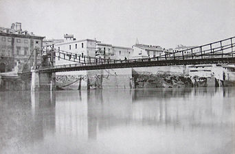 Ponte dei Fiorentini år 1863.