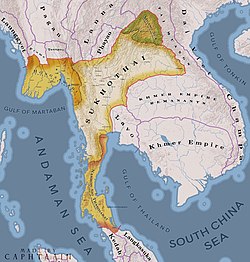 Muang Sua as a vassal to Sukhothai in 1293.