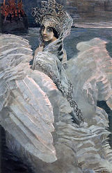 Mikhail Vrubel, The Swan Princess (Portrait of Nadezhda Zabela-Vrubel), 1900