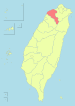 Taojuano padėtis Taivano žemėlapyje