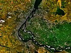 Satellitbild över Volga