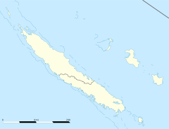 科尔杜昂灯塔在新喀里多尼亚的位置