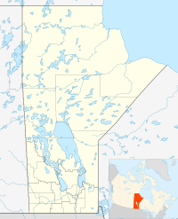 Tyndall is located in Manitoba