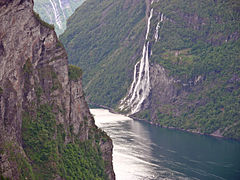 Waterfalls at Geirangerfjord
