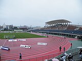 千代台公園陸上競技場（2009年7月）