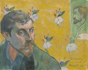 Autoretrat per Paul Gauguin (1888)