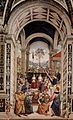 „Pijus II susitikime Mantujoje“ (1503-08, Sienos katedra, Siena)