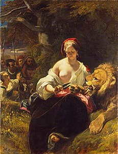 Der verliebte Löwe (Camille Roqueplan)