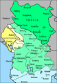 Birinci Balkan Savaşı'nın ardından Sırbistan'ın 1912-1913 yıllarında kısa süren toprak genişlemesi