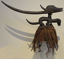 Antelope dance headdress, Bamana or Bambara people, Honolulu Museum of Art, 4377.1.JPG