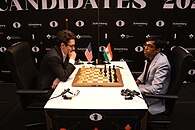 Caruana vs. Praggnanandhaa (Round 7)