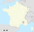 Gli 83 dipartimenti francesi nel 1790