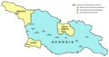 Mappa tar-Repubblika Soċjalista Sovjetika Ġorġjana fl-1957-1991