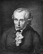 Kant definió la Ilustración como "la salida del hombre de su autoculpable minoría de edad". Su lema sapere aude ("atrévete a saber") implicaba el librepensamiento, y su teoría del conocimiento el agnosticismo.