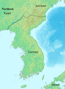 Goryeo - Localizzazione