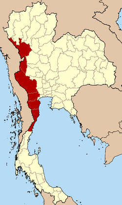 ภาคตะวันตกในประเทศไทย