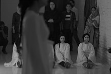 عکس از اجرای یک تئاتر آوانگار پرفورمانس در تماشاخانه «دا» شهر تهران