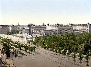 Palača parlamenta u Beču oko 1900.