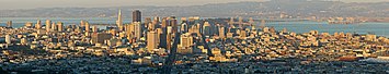 San Francisco panorama at dusk