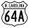 U.S. Highway 64A marker