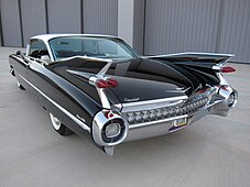 Űrhajók által inspirált autódizájn, az 1959-es Cadillac de Ville-en