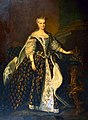 Η Μαρία σε ώριμη ηλικία ως βασίλισσα της Γαλλίας, πίνακας του Λουί-Μισέλ βαν Λου.