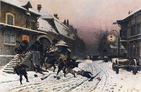 «Немецкая атака на рассвете». 1877, Художественный музей Уолтерса