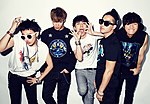juhokórejská skupina Big Bang v roku 2012