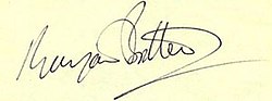 Benjamin Brittens signatur
