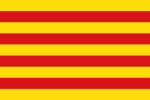 Flag of Catalan Republic (independent for short periods 1641, 1873, 1931, 1934)