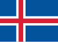 Drapeau de l'Islande.