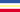 Vlag van de Duitse deelstaat Mecklenburg-Voor-Pommeren