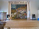 Сцена из књиге коју је шведски уметник метник Свен Ериксон (1899-1970) насликао 1935. у једној школи у Стокхолму (уље на платну)