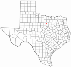 Location of Millsap, Texas