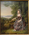 Baronesse Matilde Guiguer de Prangins (1758 - 1817) i hennes park ved Lake Leman