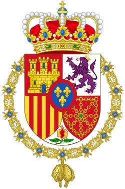 Felipe VI av Spanias våpenskjold