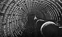 Innenansicht des East River Gas Tunnel in New York City