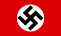 Parteiflagge („партиен флаг“), използван в периода 1920 – 1945 г. както и за национален флаг между 1933 и 1935 г.