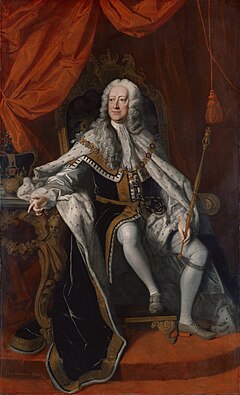 Chân dung George II được vẽ bởi Thomas Hudson, 1744