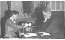 V Utrechtském šachovém klubu v roce 1936