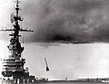 Start einer V2 vom Flugzeugträger Midway, 6. September 1947