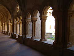 Claustro del monasterio de Santa María de Valbuena (Valladolid)