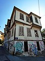 Haus mit Sachnisia (baulichen Auskragungen) in der Oberstadt von Thessaloniki