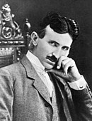Nikola Tesla, cirka 1896
