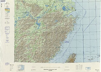 Map including Pingtan Island (labeled as HAI-T'AN TAO) (DMA, 1972)