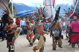 Danza de los Concheros en Amecameca.