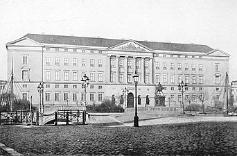 Christiansborgs slott före branden 1884