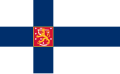 Finská státní vlajka Poměr stran: 11:18