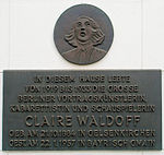 Gedenktafel für Claire Waldorff in der Regensburger Straße 33