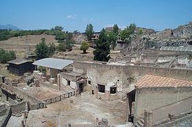 The excavations of Ercolano